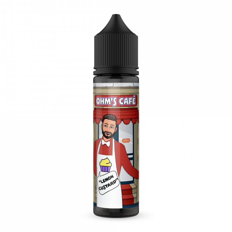 Ohms Cafe – Lemon Custard (50 ml, Shortfill)