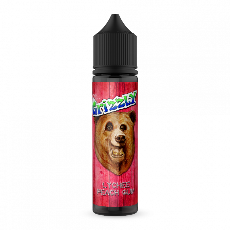 Grizzly Vapor – Lychee Peach Gum (50 ml, Shortfill)