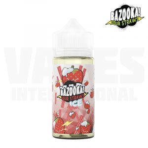 Bazooka Sour Straws - Strawberry Ice (100 ml, Shortfill)