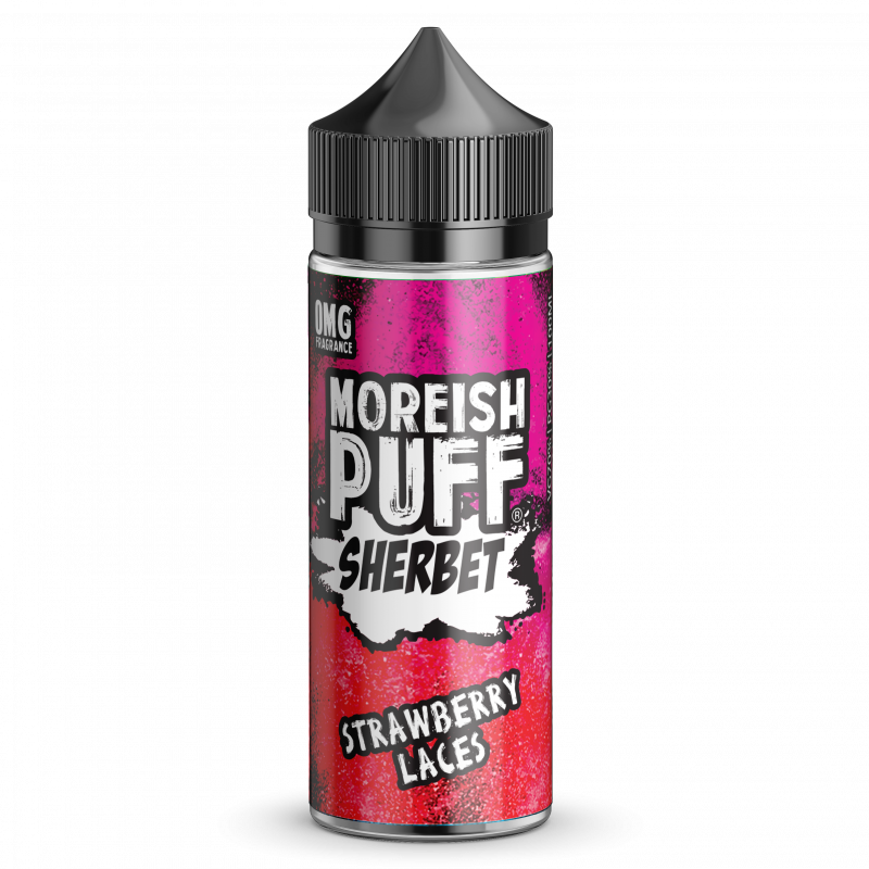 Moreish Puff Sherbet Strawberry Laces