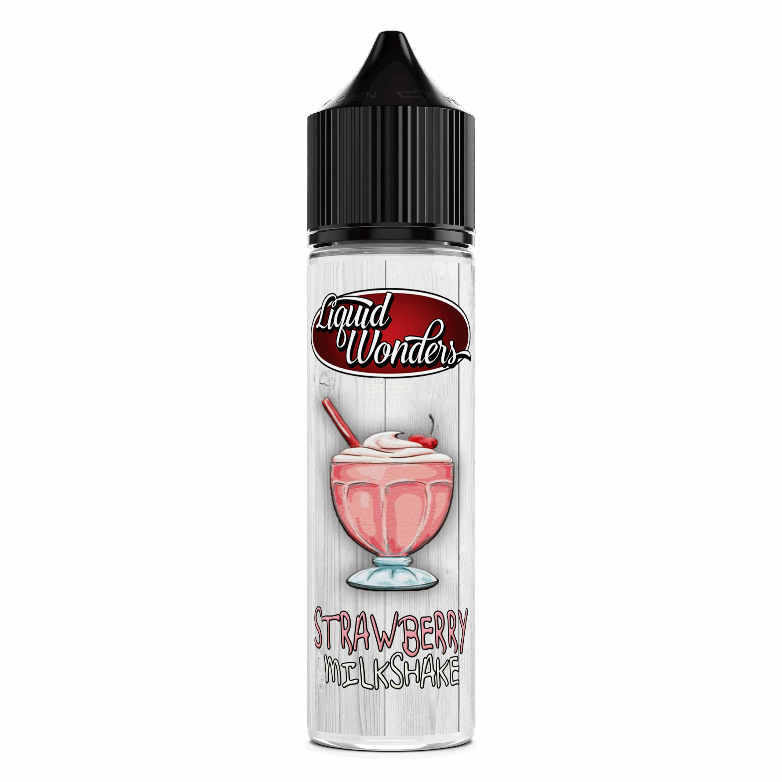 Liquid Wonders - Strawberry Milkshake (50 ml, Shortfill)