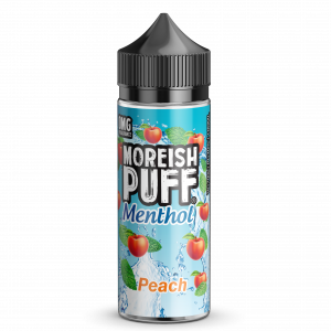 Moreish Puff Menthol – Peach (100 ml, Shortfill)