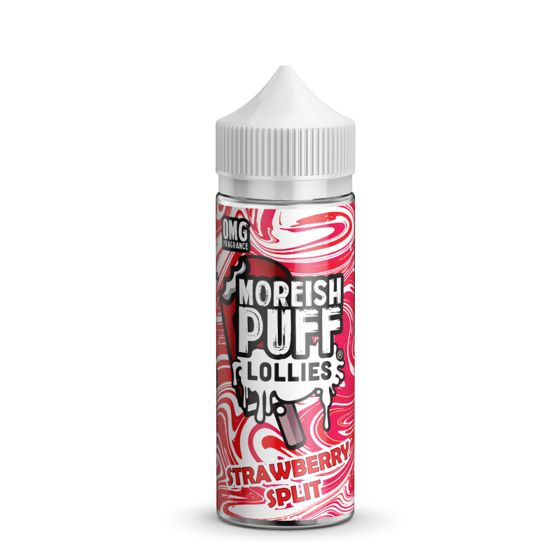 Moreish Puff Lollies Strawberry Split