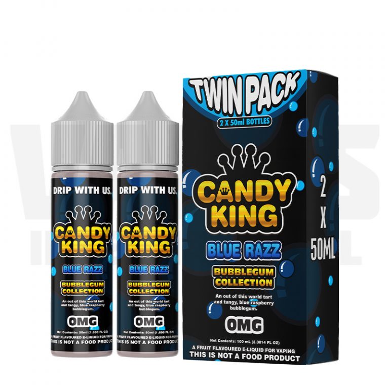 Candy King Bubblegum Blue Razz (2×50 ml, Shortfill) Vapes International