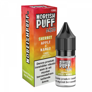 Moreish Puff Sherbet – Apple & Mango (10 ml, 10 mg, Nikotinsalt)