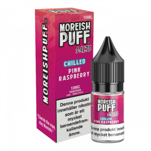 Moreish Puff Chilled – Pink Raspberry (10 ml, 10 mg, Nikotinsalt)