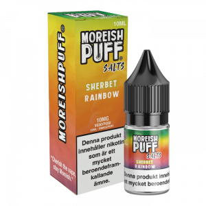 Moreish Puff Sherbet – Rainbow (10 ml, 10 mg, Nikotinsalt)