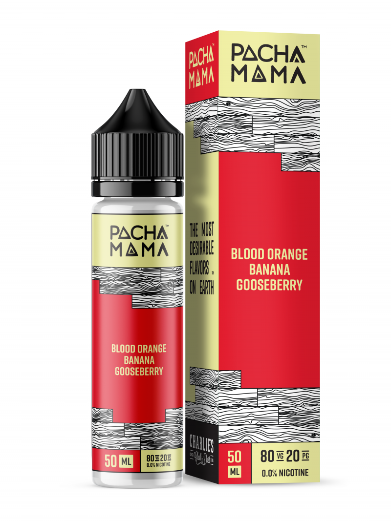 Pachamama – Blood Orange Banana Gooseberry (50 ml, Shortfill)