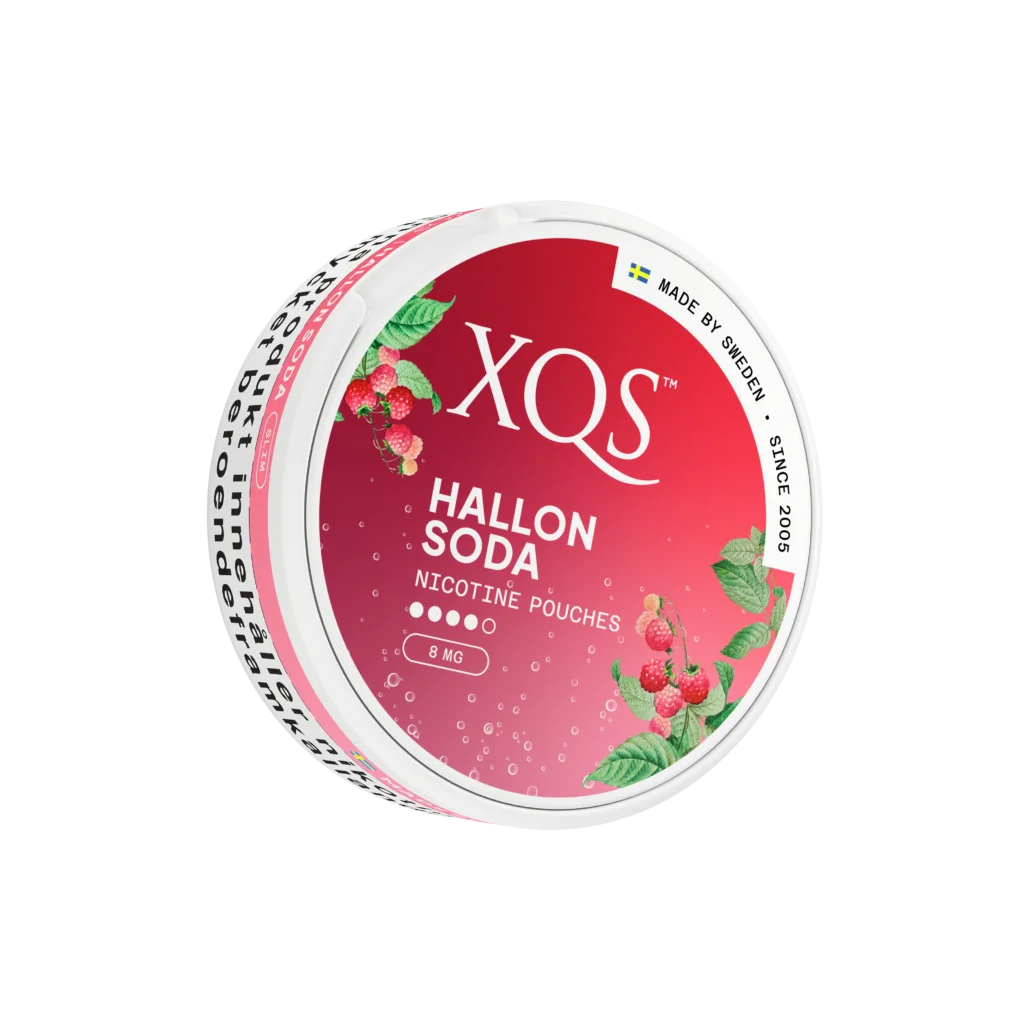 XQS - Hallonsoda Strong - Slim (8 mg/portion)