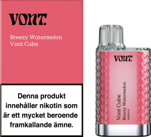 Vont Cube – Breezy Watermelon (20 mg, Engångs vape)
