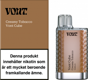Vont Cube - Creamy Tobacco (20 mg, Engångs vape)
