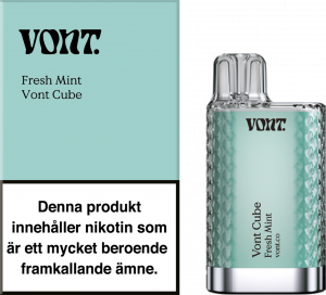Vont Cube – Fresh Mint (20 mg, Engångs vape)