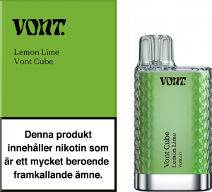 Vont Cube - Lemon Lime (20 mg, Engångs vape)