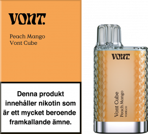 Vont Cube – Peach Mango (20 mg, Engångs vape)