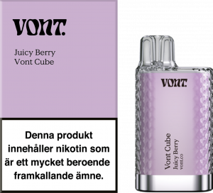 Vont Cube – Juicy Berry (20 mg, Engångs vape)