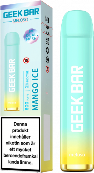 Geek Bar Meloso - Mango ICE (20 mg, Engångs vape)