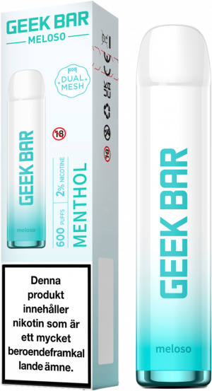 Geek Bar Meloso – Menthol (20 mg, Engångs vape)