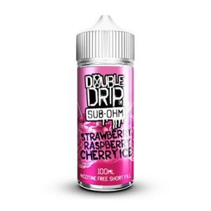 Double Drip - Strawberry Raspberry Cherry Ice (100 ml, Shortfill)