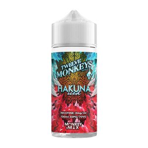 12 Monkeys - Hakuna Iced 100 ml Shortfill