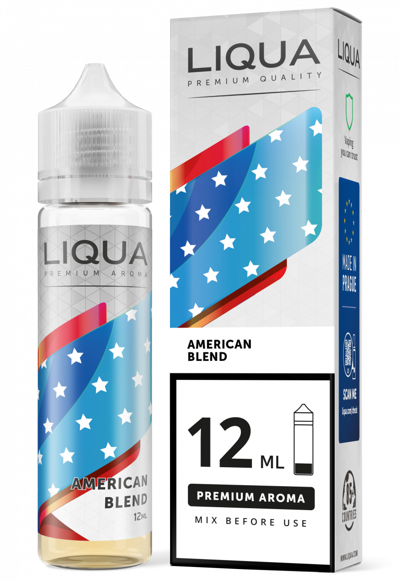 Liqua - American Blend (12ml, Longfill)