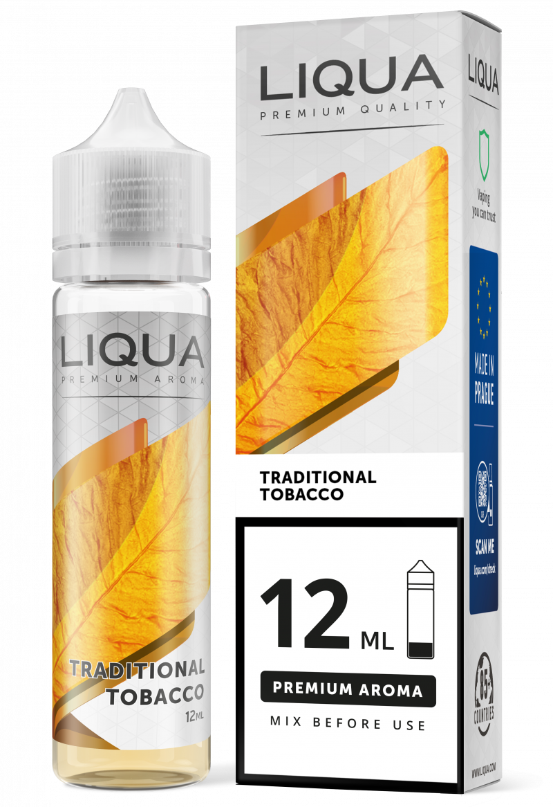 Liqua - Traditional Tobacco (12ml, Longfill)