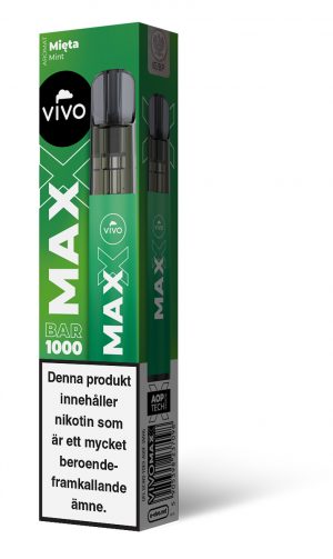 Vivo-Max-Mint-Disposable-Box