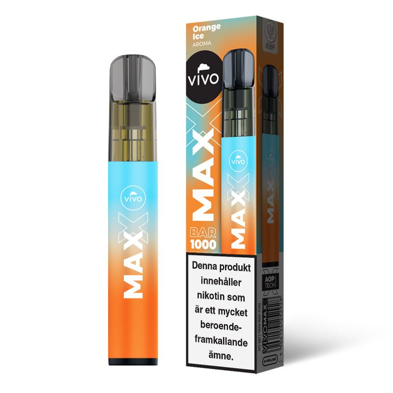 Vivo-Max-Orange-Ice-Disposable-Box-Device