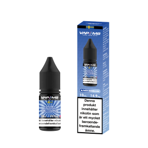 VapeM8 Salt - Blåbär Bubbelgum (10 ml, 14,9 mg Nikotinsalt)