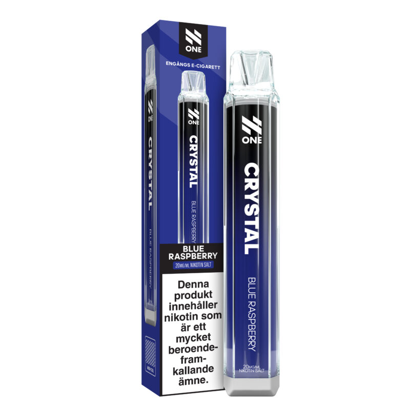 N-One Crystal Mesh - Blue Raspberry (20 mg, Engångs vape) | Vapes ...