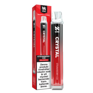 N-One Crystal Mesh - Strawberry Ice (20 mg, Engångs vape)
