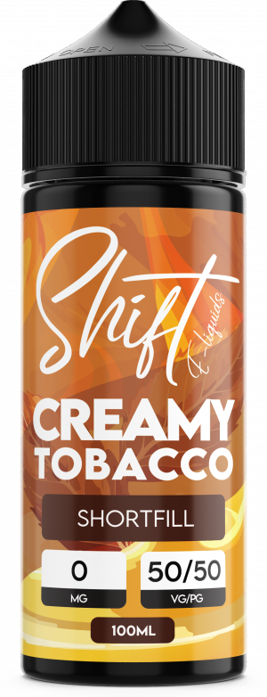 Shift Shortfill 100ml Creamy Tobacco