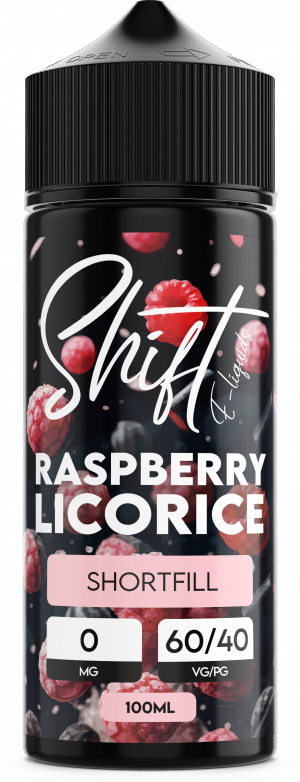 Shift Shortfill 100ml Raspberry Licorice