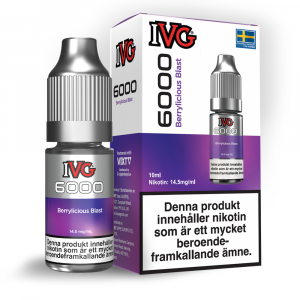 IVG 6000 Salts - Berrylicious Blast (10 ml, 14,5 mg, Nikotinsalt)