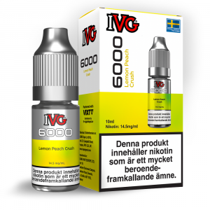 IVG 6000 Salts - Lemon Peach Crush (10 ml, 14,5 mg, Nikotinsalt)