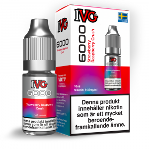 IVG 6000 Salts - Strawberry Raspberry Crush (10 ml, 14,5 mg, Nikotinsalt)