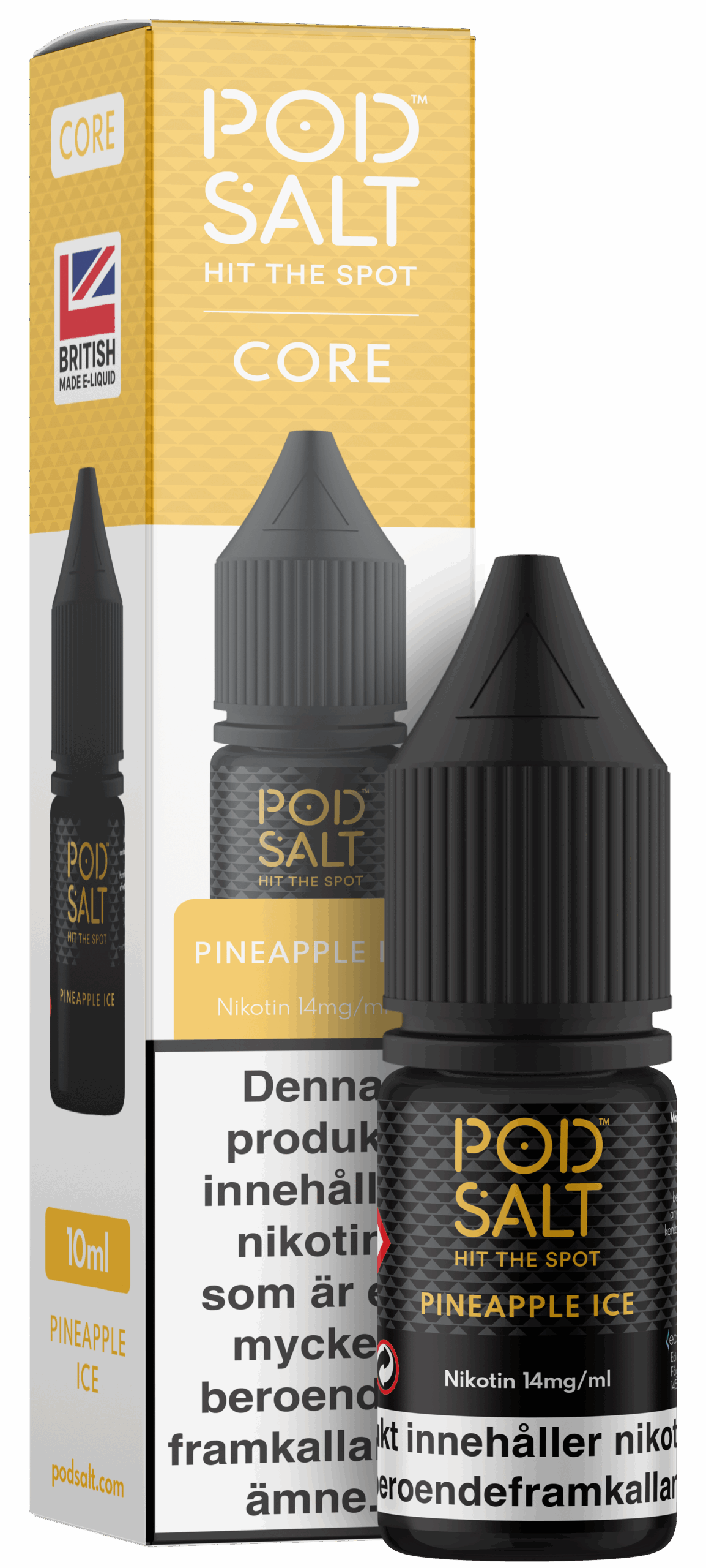 Pod Salt Core - Pineapple Ice (10 ml, 14 mg, Nikotinsalt)