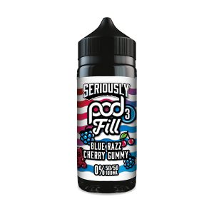 Seriously Pod Fill - Blue Razz Cherry Gummy (100 ml, Shortfill)