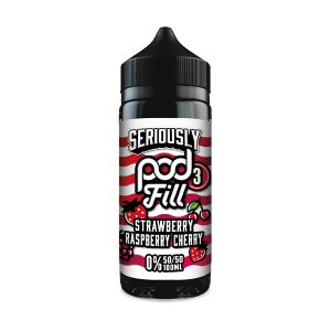 Seriously Pod Fill - Strawberry Raspberry Cherry (100 ml, Shortfill)