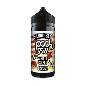 Seriously Pod Fill - Vanilla Coffee (100 ml, Shortfill)