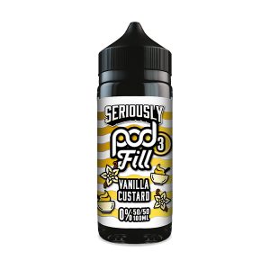 Seriously Pod Fill - Vanilla Custard (100 ml, Shortfill)