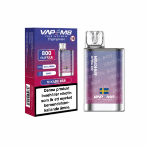 VapeM8 Crystal Box Dual Mesh - Mixade Bär (20 mg, Disposable)