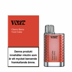 Vont Cube - Cherry Berry (14 mg, Engångs vape)