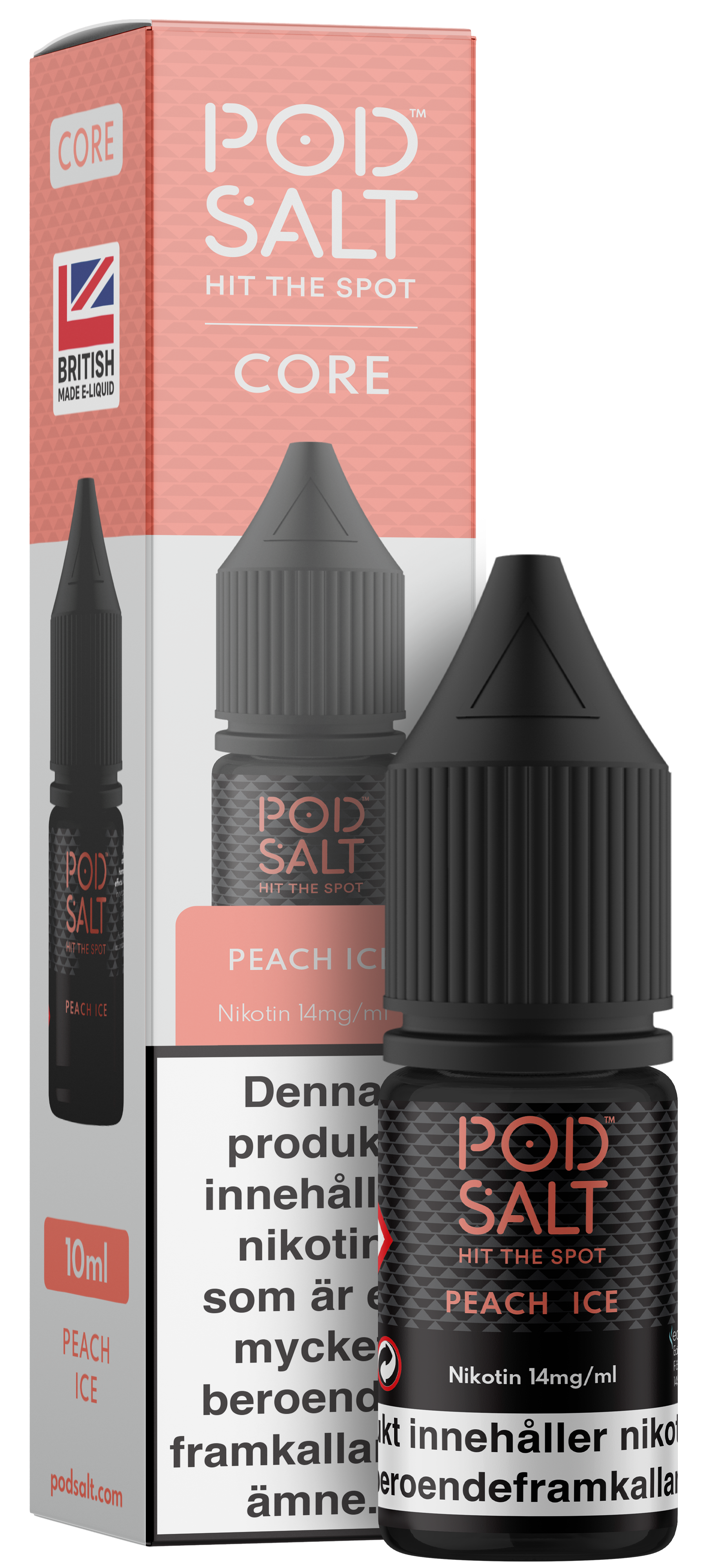 Pod Salt Core - Peach Ice (10 ml, 14 mg)