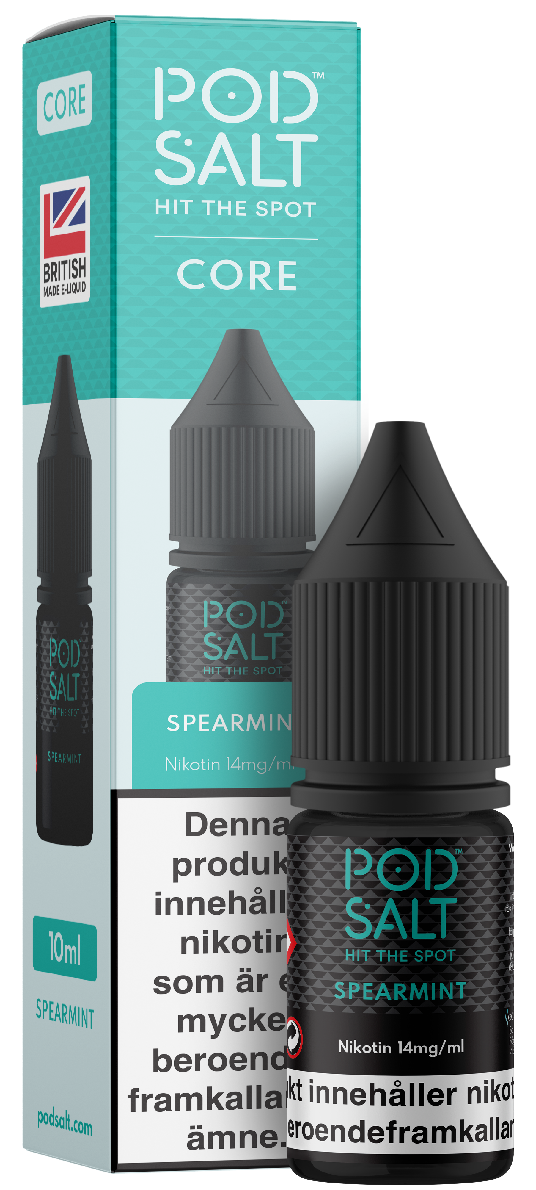 Pod Salt Core - Spearmint (10 ml, 14 mg, Nikotinsalt)