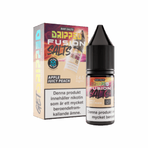 Dripped Fusion Salts - Apple Juicy Peach (10 ml, 14,5 mg Nikotinsalt)