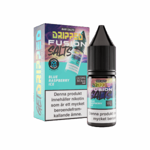 Dripped Fusion Salts - Blue Raspberry Ice (10 ml, 14,5 mg Nikotinsalt)