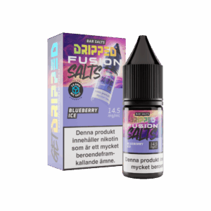 Dripped Fusion Salts - Blueberry Ice (10 ml, 14,5 mg Nikotinsalt)