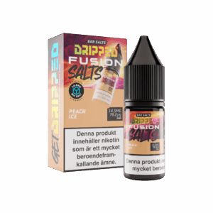 Dripped Fusion Salts - Peach Ice (10 ml, 14,5 mg Nikotinsalt)