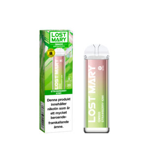 Lost Mary QM600 - Strawberry Kiwi (20 mg, Engångs vape)