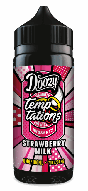 Doozy Temptations - Strawberry Milk (100 ml, Shortfill)